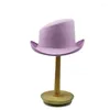 Bérets inclinés pour hommes, casquette présidentielle Fedora solide, chapeau de magicien, vente en gros, personnalité Gentleman Sombrero British Curl