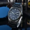 Moda markası kol saatleri doku erkek kadınları powermatic 80 kuvars hareket izle lüks modern bilek izleme klasikleri 1853 prx saatler montres bilezikler