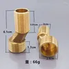 Kitchen Faucets 1PC Copper Shower Faucet Accessories Longer Lengshuimuan Curved Feet Bent Eccentric Screw Bathtub