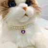 Dog Collars Long-lasting Pet Collar Elegant Decorative Lightweight Cat Small Puppy Choker Jewelry