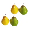 Party Decoration 4pcs Pear Model Cabinet Fruit Decors Po Props Simulated Models Ship