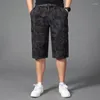 Pantalones cortos para hombres Tamaño grande Camuflaje Cargo Moda Verano Masculino Ejército Verde Herramientas Pantalones cortos 46