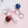 Keychains Creative Bowling Keychain For Women Men Car Bag Pendant Leisure Sports Boy Keyring Friend Souvenir Gift Ball Game Key Chains