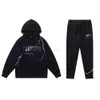 Herr Trapstar Tracksuit Hoodie Full Rainbow Handduk Broderi Decoding Y2K Hoodies Sportkläder Varma kvinnor Sportkläder kostym Byxor S-XL 26L69