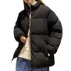 Herrenjacken Winterjacke Herren Parkas verdicken warmen Mantel Mann Stehkragen Jacken einfarbig Parka Mantel Männer Frauen Mode Streetwear 5XL 231027