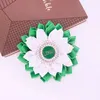 Brooches Members Gifts Customized White Green Volunteer Service Organizations African The Links Incorporated Brooch For Women