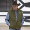 Mäns västar Western Cowboy Style Four Seasons kan bära passande broderi Leisure Vest Coat