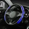 Steering Wheel Covers Automobile Cover Anti-skid Movement Double-mosaic Card Sleeve Power-assisted Simple