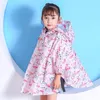 Capas de chuva crianças mochilas moda desenhos animados à prova de chuva jardim de infância meninas e meninos capa de chuva poncho blusão