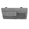 Car Organizer Visor Document Holder Multi-Use Skin-Friendly And Adhesive Automotive Interior Accessories For Eyeglasses