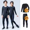 Clothing Sets Winter Children's Sports Suit Baby Thermal Underwear kids Compression Suit Long Johns Boys Girls Sportswear Quick Dry Stretch 231027