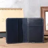 Card Holders Crazy Horse Genuine Leather Slim Men Holder Organizer Vintage Male Wallets Thin Purses Foldable Small ID Case