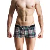 Underpants Seobean Low Rise Fashionable Plaid Men's Home Pants