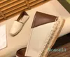 Flache Schuhe, klassische Slipper, Schuhe, Espadrilles, luxuriöse Designer-Turnschuhe, zweifarbige Kapuzen-Zehen-Mode für Herren aus Segeltuch und echtem Schaffell