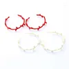 Dangle Earrings BALANBIU Red&White Enamel Coral Crystal Branch Round Circle For Women Party Gifts 2023 Fashion Jewelry Wholesale