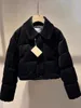 Känns Lapel Velvet Down Jacket For Women - Winter New M/iu Short White Duck Down Bread Jacket Thicked Cotton Jacket