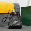 Mode kvinnors designer handväska dragkastar för kvinna äkta läder hink pochette läderväskor lyx tygväska
