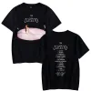 Tini Stoessel Merch T-Shirt 2023 Tini Tour Overdimensionerad T-shirt Kvinnor Män Summer O-Neck Kort ärm Rolig t-shirt grafisk tees