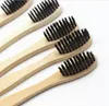 Brosses à dents en bambou personnalisées, nettoyeur de langue, Kit de voyage pour prothèses dentaires, brosse à dents fabriquée en chine