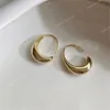 CAOSHI Classic Style Small Hoop Earrings for Women Simple Design Exquisite Young Girl Gift Wedding Accessories Beautiful Jewelry EarringsHoop Earrings ing small