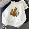 Kvinnors hoodies brittiska armé kvinnor svettas y2k koreansk stil anime fleece tröjor tröjor kvinnlig vintage