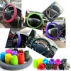 Stuurwielhoezen Auto Styling Textuur Auto Siliconen Handschoenhoes Universele Zachte Auto Interne Accessoire