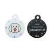 Dog Tag Customized Identity Brand Necklace Small Teddy Golden Hair Pet Ring Famous ID Tags Anti-Loss Engraving Collar