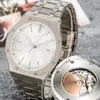 U1 Watch Mens 시계 44mm 풀 스테인리스 스틸 해행 기계 운동 운동 사파이어 유리 5ATM 방수 고무 스트랩 Montre De Luxe Wristwatch