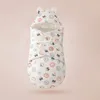 Cobertores inverno algodão nascido cobertor bebê swaddle com capuz engrossado carrinho de dormir saco de dormir casulo macio quente infantil sleepsack 0-6m