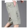 Mäns shorts sommarstrand korta män last bomullsbrett ben lösa baggy boardshorts elastiska midja dragkonstficka plus storlek xl-6xl