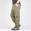 Pantalons pour hommes Hommes Printemps Automne Casual Coton Cargo Hommes Salopette Baggy Combat Militaire Tactique Armée Droite Pantalons Longs