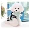 Dog Apparel Winter Jacket Zipper Closure Buckle Back D-ring Function Cat Coat Clothes For Small Medium Dogs