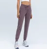 shaping L31 Dames Yogabroek Slim Was Dun Met Zakken Sport Fitnessbroek Outdoor Mode Dame Losse Rechte Jogger-outfits3331362