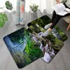 Teppiche Natur Wald Wasserfall Bodenmatte Rechteck Anti-Rutsch Home Soft Badmat Haustür Indoor Outdoor El Dekor