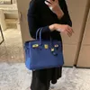 Designer-Tragetaschen, luxuriöse Mode, Umhängetaschen, neue Ledertasche mit Kopfschicht, Lederhandtasche, großes Fassungsvermögen, modische Damentasche, Schloss, reines Leder, Sh