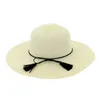 Cappelli a tesa larga Cappellino casual pieghevole da donna alla moda Cappello da spiaggia in paglia per donna Berretti da baseball da uomo
