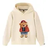 Primavera otoño niños dibujos animados oso sudaderas con capucha niños suéteres de algodón niños sudaderas casuales