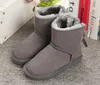 Kids Boots uggile Genuine Leather Australia Girls Boys Ankle Winter Boot For Kids Baby Shoes warm ski toddler Fashion new botte fille Sneakers 099