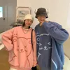 Sweats à capuche pour femmes Dessin animé Ours Couple Mode Vêtements Sweats Harajuku Design Pulls personnalisés Automne Hiver Lâche O-cou Hauts Chauds