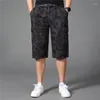 Pantalones cortos para hombres Tamaño grande Camuflaje Cargo Moda Verano Masculino Ejército Verde Herramientas Pantalones cortos 46