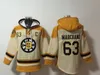 Bobby Orr Brad Marchand Old Time Hockey Jerseys Boston David Pastnak 까마귀 풀 오버 스포츠 스웨트 스웨트 셔츠 겨울 자켓 빨간 크기 S-XXXL