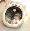 Cat House ciepłe łóżko miękkie małe mata dla zwierząt domowych przytulny kotek