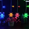 Strings Christmas Light LED Snowflake Curtain Icicle 8 Modes Fairy String Lights Outdoor Garland Home Party Garden Year Decoration