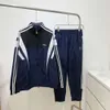 Mens Designer Tracksuit Jacket Kits Nya fotbollsuppsättningar Män blixtlås Jackor Sportwea Set Fast Sale 44Wid