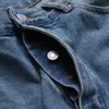 Designer short jeans jeans fleur shortpants minces minces massives bleu de déni de jean bleu lavage