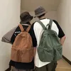 Ryggsäck mode ryggsäckar för kvinnliga män 2023 japansk koreansk stor bokväska medelstora student baksäck på bäckpack skolväska