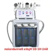 6 in1 H2 O2 Hydra Dermabrasion Aqua Peel RF Bio-Lipting Spa Hydro materermabrasion machine machine cold hammer spray hcrwu