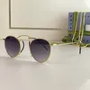 Designer-Sonnenbrillen, Sonnenbrillen für Damen, CC-Damensonnenbrillen, euroamerikanischer Stil, hochwertige Retro-Sonnenbrille, rund, Metallrahmen, Eleganz mit Kettenschirmen, UV400