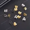 Złote stalowe kolczyki ze stali nierdzewnej Gold Studs Pins Pins Ear Ear Ball Ekta Ekta Haczyk do majsterkowania biżuterii Making Diy Incally Dia 4/5/6/8/10 mm Making Jewelry Informacje