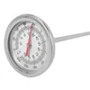 Thermomètre de sol à compost à longue tige - Sonde de mesure en acier inoxydable à réponse rapide de 20 pouces Fahrenheit et Celsius